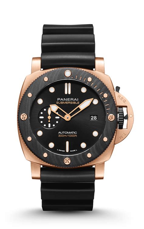 Panerai Submersible Quarantaquattro Goldtech Orocarbo PAM 